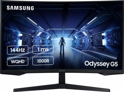 Монитор Samsung 27" Odyssey G5 (LC27G55TQWIXCI) VA Black Curved