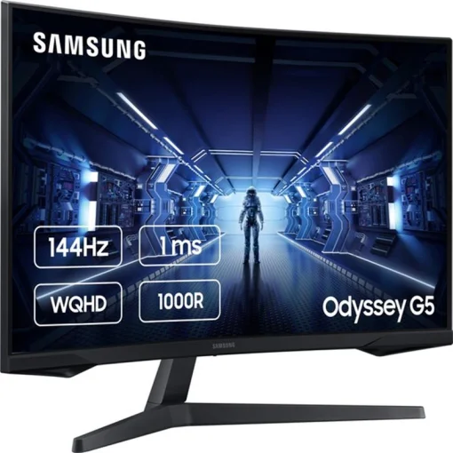 Монитор Samsung 27" Odyssey G5 (LC27G55TQWIXCI) VA Black Curved