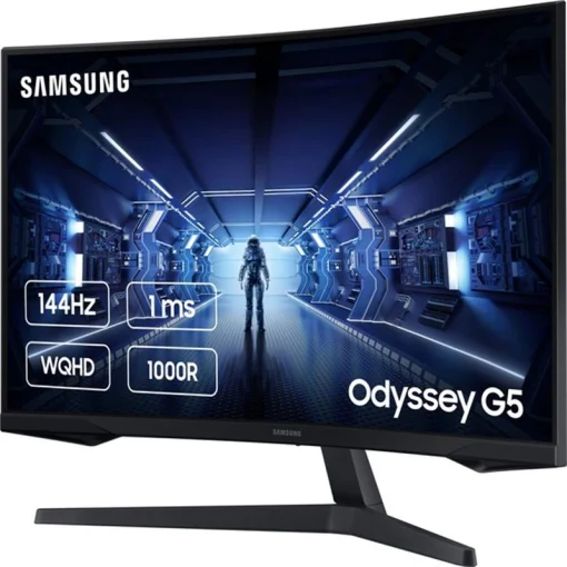 Монитор Samsung 27" Odyssey G5 (LC27G55TQWIXCI) VA Black Curved