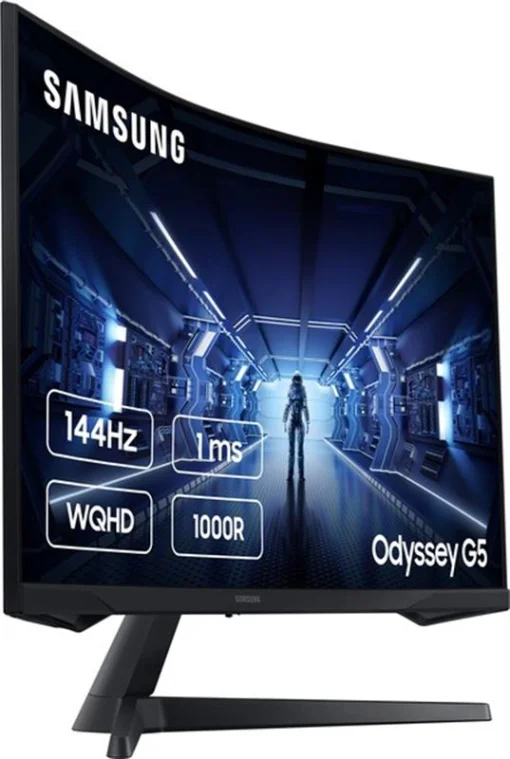 Монитор Samsung 27" Odyssey G5 (LC27G55TQWIXCI) VA Black Curved