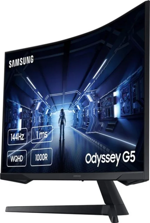 Монитор Samsung 27" Odyssey G5 (LC27G55TQWIXCI) VA Black Curved
