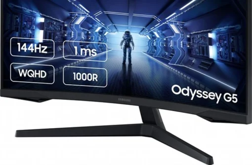 Монитор Samsung 27" Odyssey G5 (LC27G55TQWIXCI) VA Black Curved