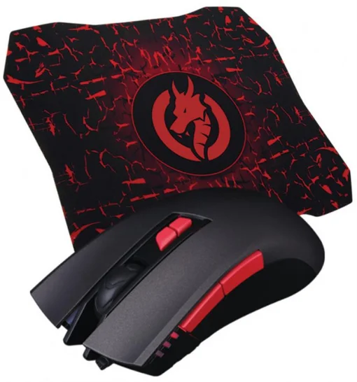 Мышка Piko FX72 (1283126489495) Black USB + коврик