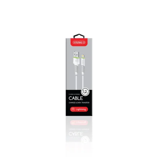 Кабель Intaleo CBFLEXL1 USB-Lightning 1.2м White (1283126487460)