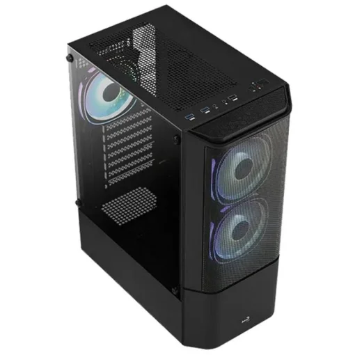 Корпус AeroCool Quantum Mesh-G-BK-v2 (ACCM-PV31033.11) Black без БП