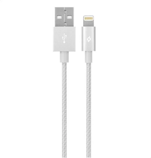Кабель Ttec (2DKM02G) USB - Lightning, AlumiCable, 1.2м, Silver, MFi