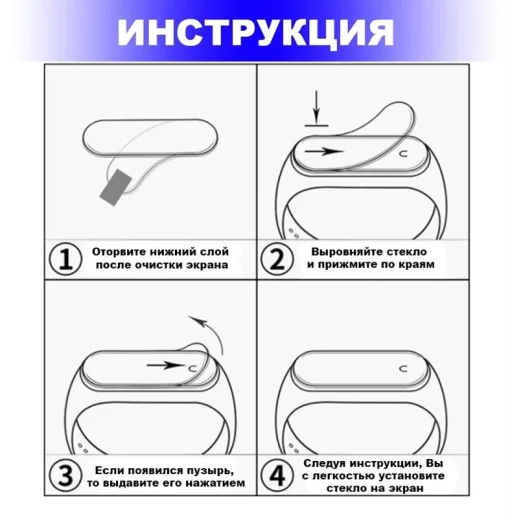 Захисна плівка BeCover для Xiaomi Mi Smart Band 5 Black 2шт (705434)