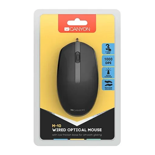 Мышь Canyon CNE-CMS10B Black USB
