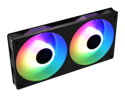 Вентилятор ID-Cooling Icefan 240 ARGB, 245x125x27мм, 3-pin, 4-pin PWM, черный