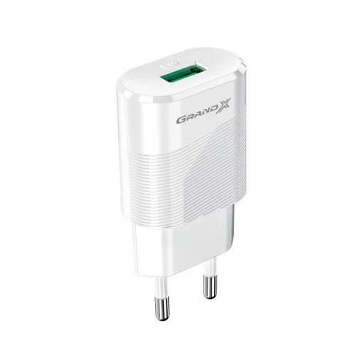 Сетевое зарядное устройство для Grand-X CH-17W (1xUSB 2.1А) White