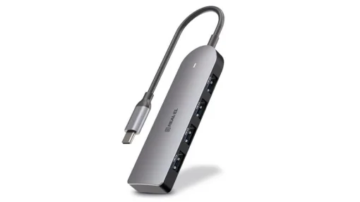 USB хаб REAL-EL CQ-415 Space Gray (EL123110001)