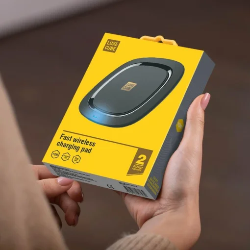 Беспроводное зарядное устройство для Luxe Cube 10W Black (7775557577239)