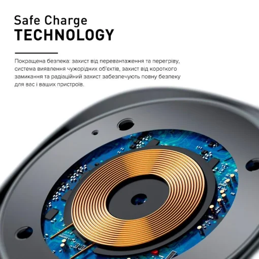 Беспроводное зарядное устройство для Luxe Cube 10W Black (7775557577239)