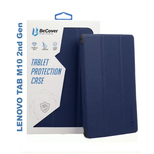 Чехол-книга BeCover Smart для Lenovo Tab M10 HD 2nd Gen TB-X306 Deep Blue (705628)