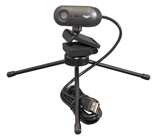 Веб-камера Frime FWC-007A FHD Black с триподом