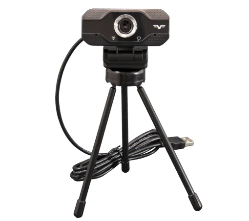 Веб-камера Frime FWC-006 FHD Black с триподом