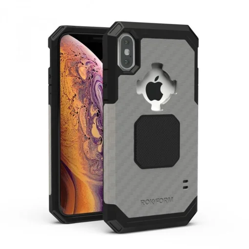 Чехол-накладка Rokform Rugged для iPhone X/XS Gun Metal (303743P)