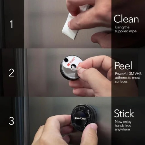 Автомобильный держатель Rokform RokLock Adhesive Car Dash Mount (330101PA)