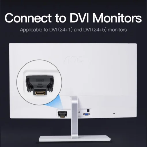 Адаптер Vention HDMI – DVI Black (ECDB0)