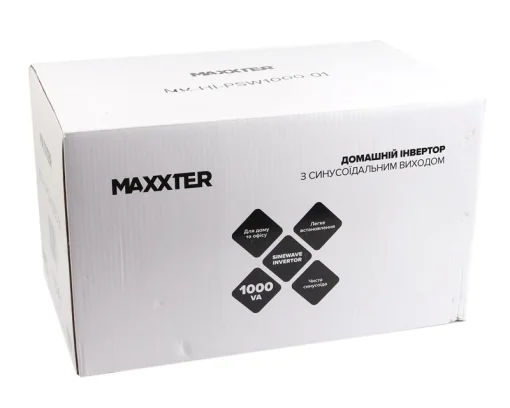 Источник безребийного питания Maxxter MX-HI-PSW1000-01 1000VA
