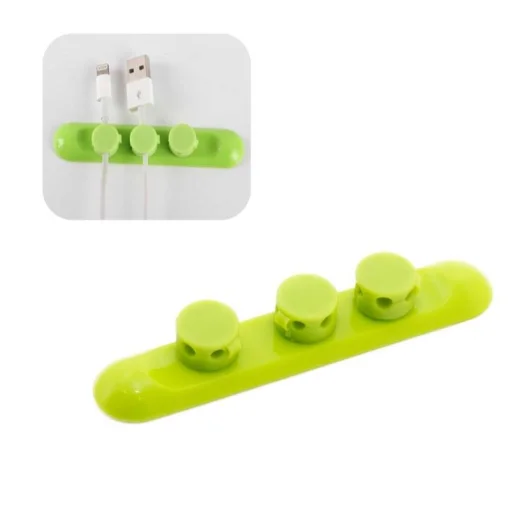 Органайзер для кабеля магнитный Extradigital Cable Clips CC-952 Green (KBC1704)