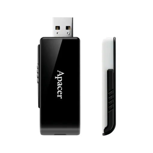 Флеш-накопитель USB3.0 16GB Apacer AH350 Black (AP16GAH350B-1)