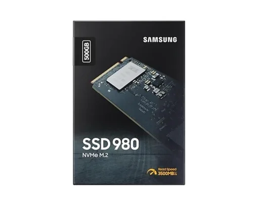 Накопитель SSD 500GB Samsung 980 M.2 PCIe 3.0 x4 NVMe V-NAND MLC (MZ-V8V500BW)