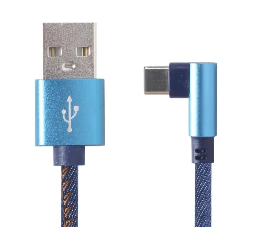 Кабель Cablexpert (CC-USB2J-AMCML-1M-BL) USB 2.0 - USB Type-C, преміум, 1м, синій