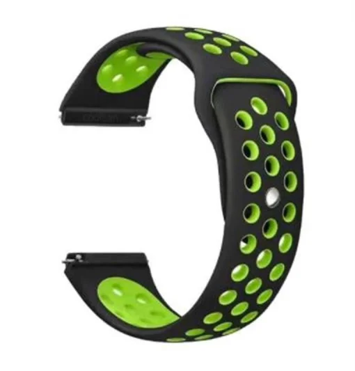 Ремешок BeCover Nike Style для Amazfit Stratos 1/2/2S/3/GTR 2/GTR 47mm/GTR Lite 47mm/Nexo/Pace Black-Green (705811)