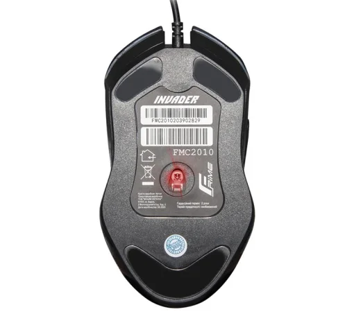 Мышка Frime Invader Black USB (FMC2010)