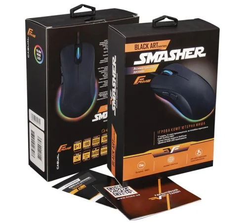 Мышка Frime Smasher Black USB (FMC2020)