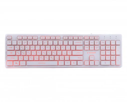 Клавиатура Gembird KB-UML3-01-W-RU Ukr White