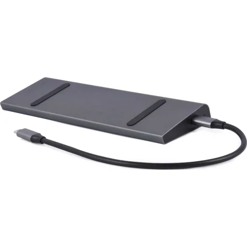 Док-станция Cablexpert USB-C 9-в-1 (A-CM-COMBO9-02) USB-хаб + HDMI/VGA/PD/LAN/3.5-мм аудио