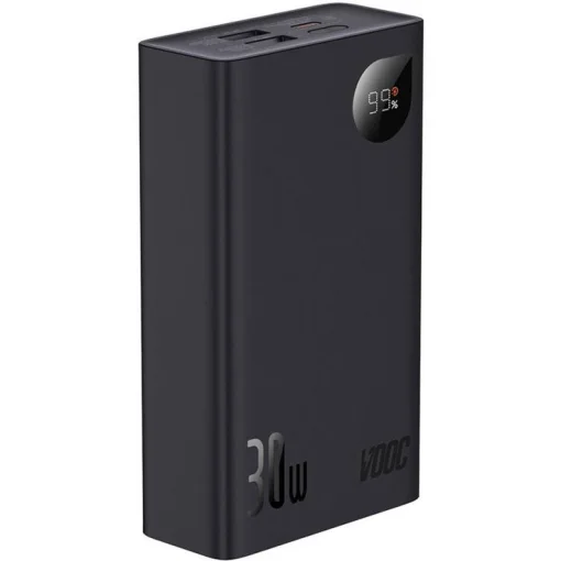 Повербанк BASEUS Adaman2 Digital Display 30W PD+QC 20000mAh Black (PPAD050101)