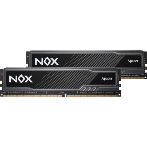 Модуль памяти APACER Nox DDR4 3200MHz 16GB Kit 2x8GB Black (AH4U16G32C28YMBAA-2)