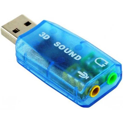 Зовнішня звукова карта ATCOM USB 5.1 3D Sound (7807)