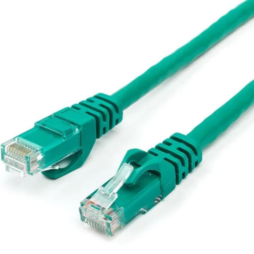 Патч-корд ATCOM U/UTP Cat.6 3м Green (9411)