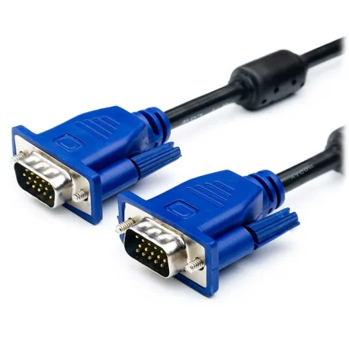 Кабель ATCOM DE-15HD VGA 25м Black (13274)
