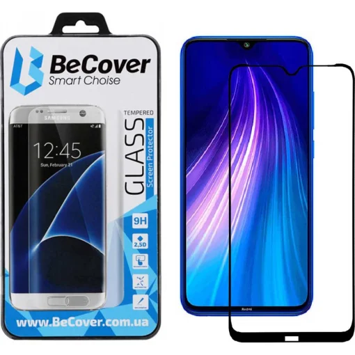Захисне скло BECOVER для Xiaomi Redmi Note 8T Black (704525)