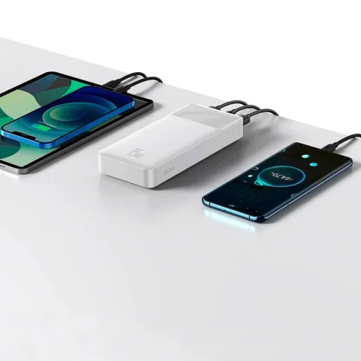 Повербанк BASEUS Bipow 15W PD+QC 20000mAh White (PPDML-J02)