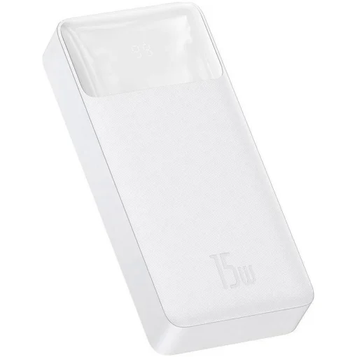 Повербанк BASEUS Bipow 15W PD+QC 20000mAh White (PPDML-J02)