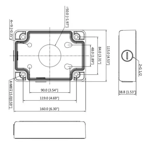 Комутаційний бокс DAHUA DH-PFA120