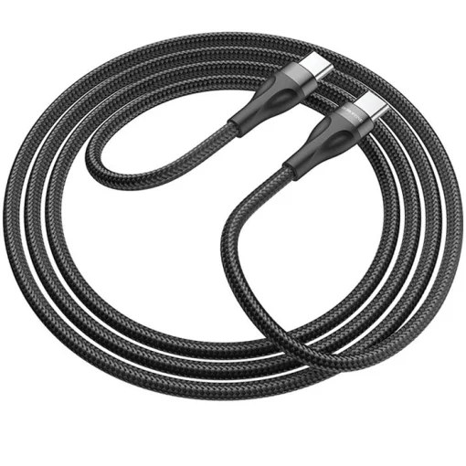 Кабель BOROFONE BX61 Source USB-C/USB-C 60W Black 1м (BX61CCB)