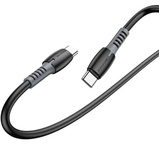 Кабель BOROFONE BX62 Bonus USB-C/USB-C 100W Black 1м (BX62CCB)