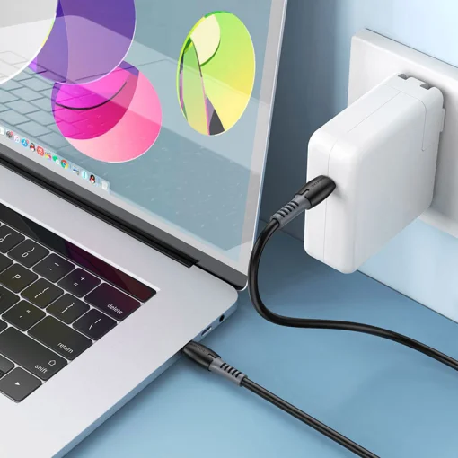 Кабель BOROFONE BX62 Bonus USB-C/USB-C 100W Black 1м (BX62CCB)