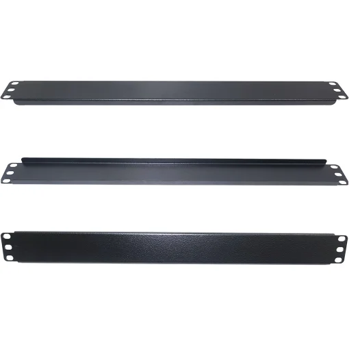 Заглушка CSV 19" 1U черного цвета, стальная