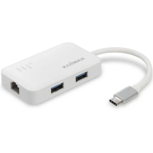 Мережевий адаптер з USB хабом EDIMAX EU-4308