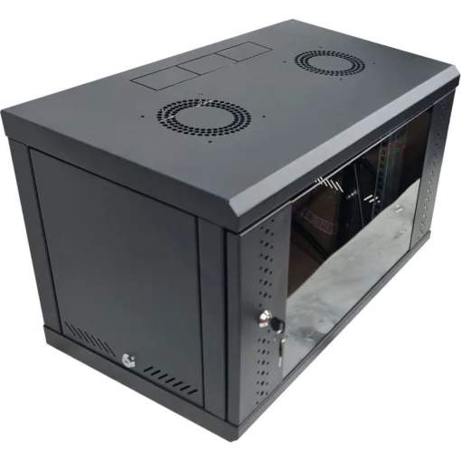 Настінна шафа 19" ESERVER ES-E635B (6U, 600x350мм, RAL9005)