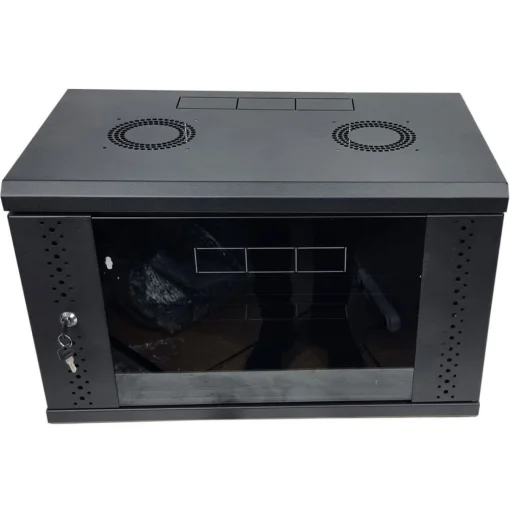 Настінна шафа 19" ESERVER ES-E635B (6U, 600x350мм, RAL9005)