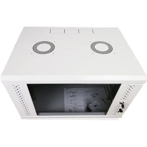 Настенный шкаф 19" ESERVER ES-E635G (6U, 600x350мм, RAL7035)
